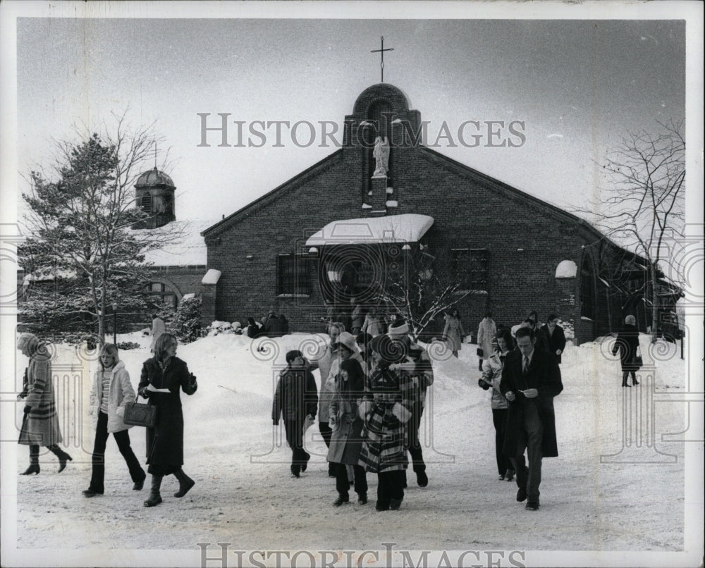 1978 Press Photo St Michaels Cath Church Southfield - RRW93013 - Historic Images