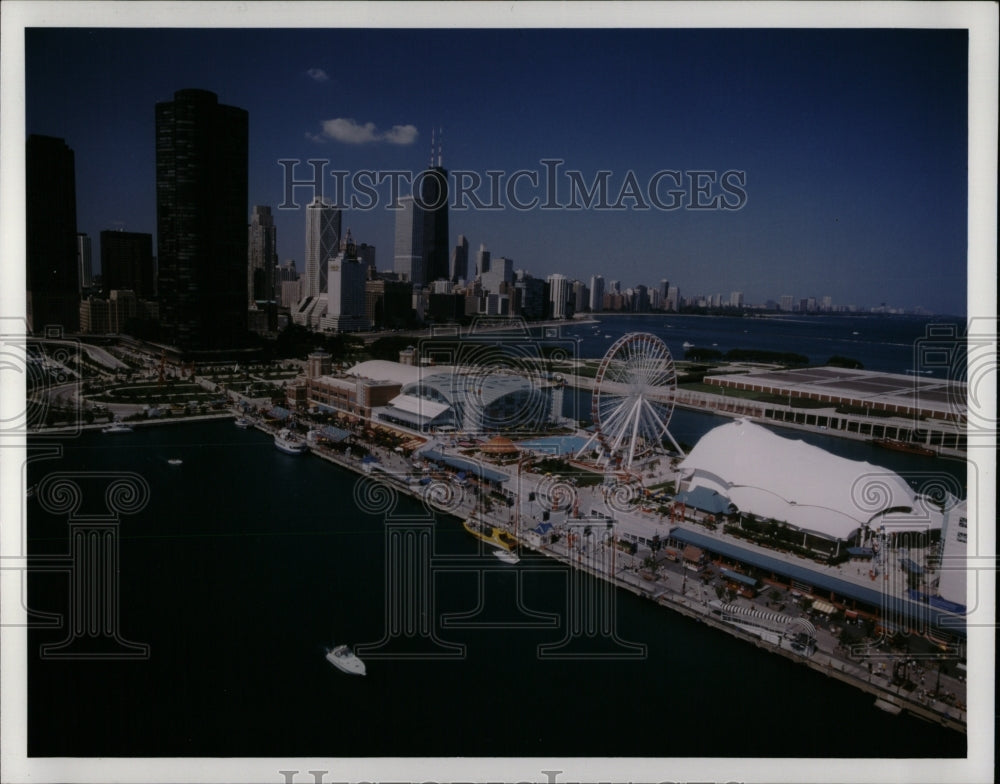 Press Photo Beautiful Navy Pier - RRW93151 - Historic Images