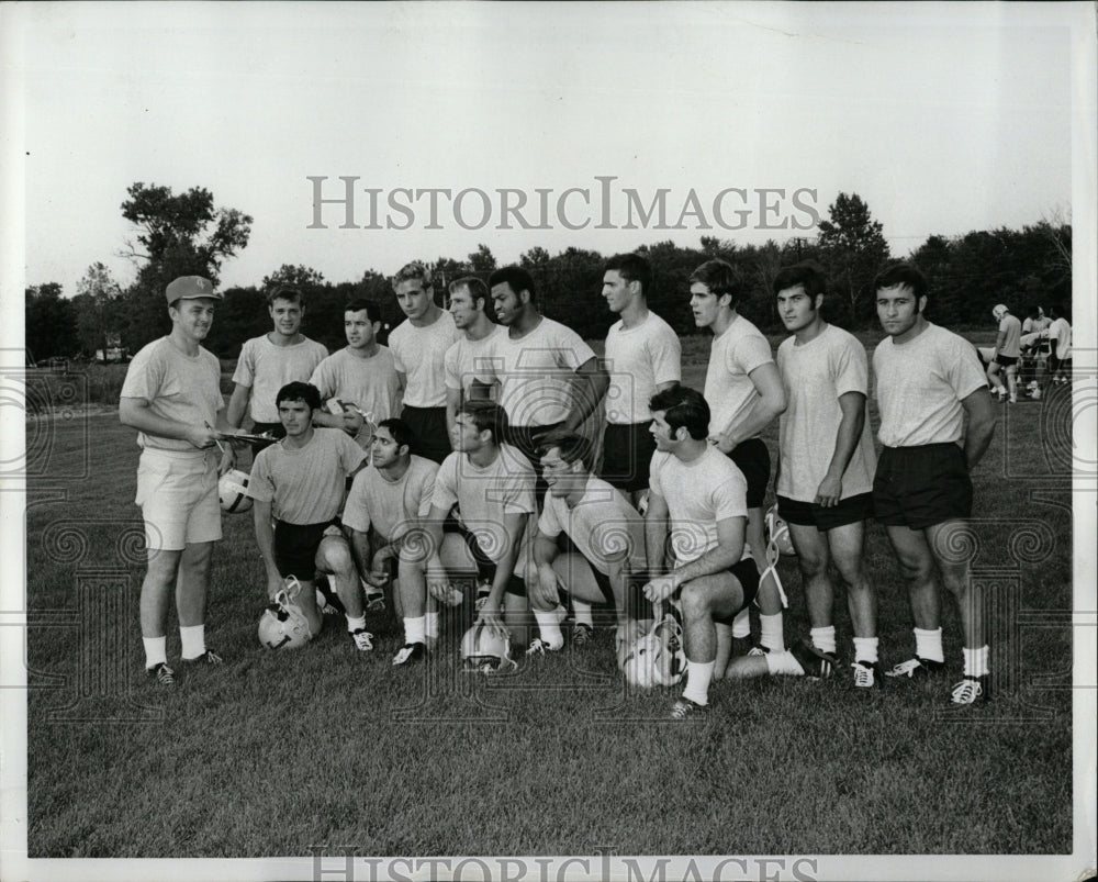 1970 Press Photo Triton College football coach Jim Hark - RRW93293 - Historic Images