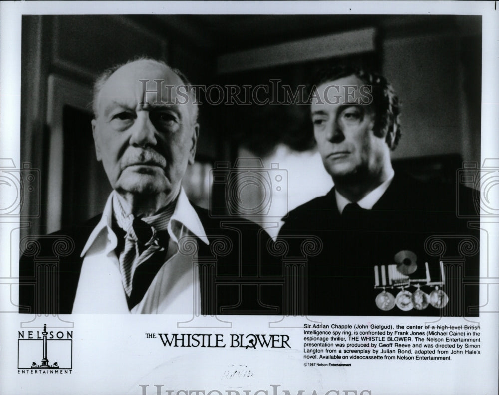 Press Photo Frank Jones Sir Ardian Chapple John Gielgud - RRW93499 - Historic Images