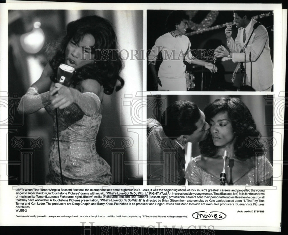 1994 Press Photo Laurence Fishburne and Angela Basset - RRW93571 - Historic Images