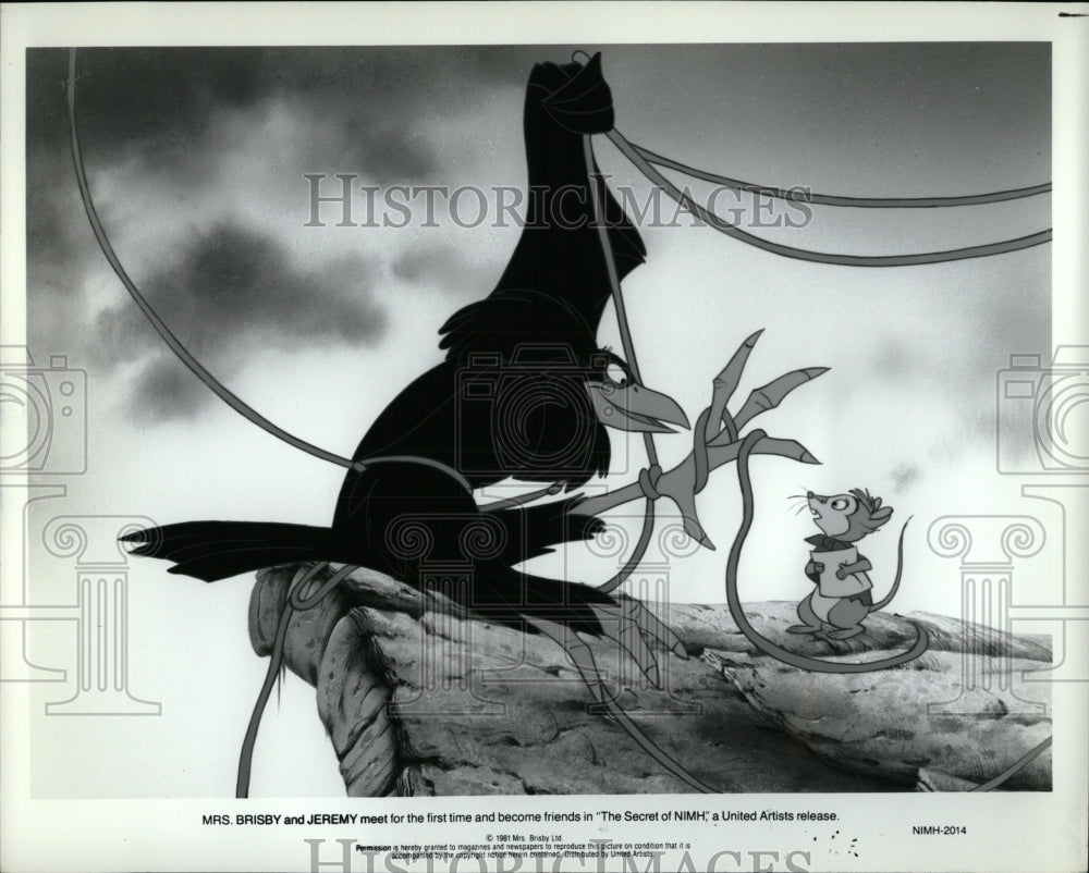 1981 Press Photo The Secret of NIMH Don Bluth Chicago - RRW93723 - Historic Images