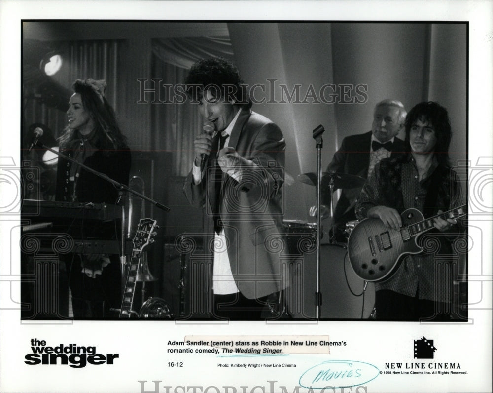 Press Photo Adam Sandler Wedding Singer Robbie Comedy - RRW93765 - Historic Images