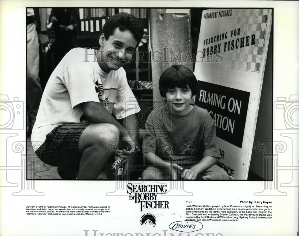 1999 Press Photo John Waitzkin Played by Max Pomeranc - RRW93857 - Historic Images