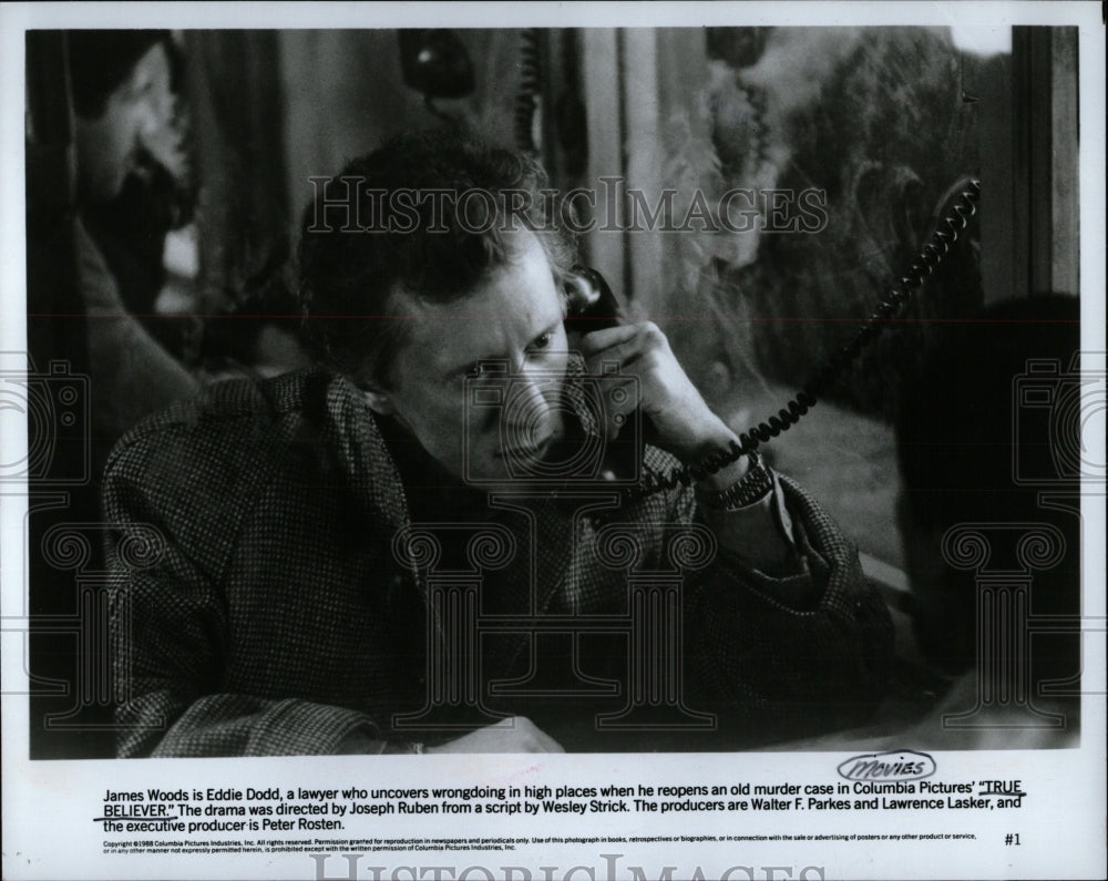 1989 Press Photo &quot;True Believer&quot; (movies) - RRW94061 - Historic Images