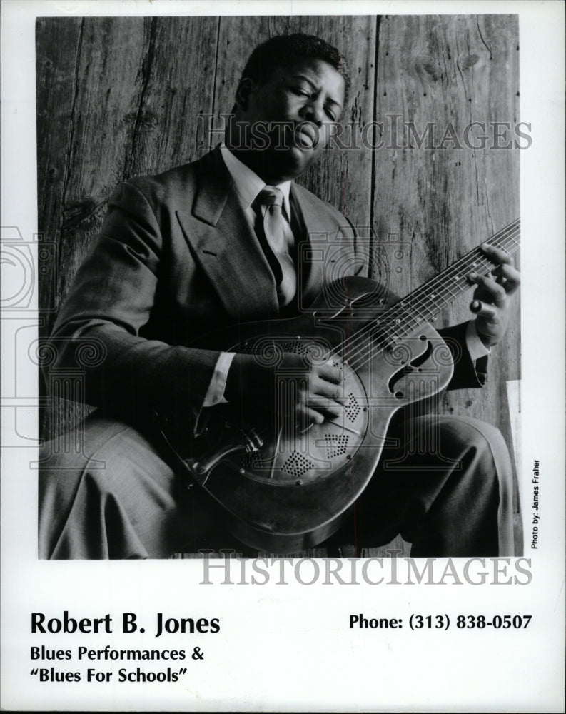 2000 Press Photo Robert B. Jones blues musician - RRW94129 - Historic Images