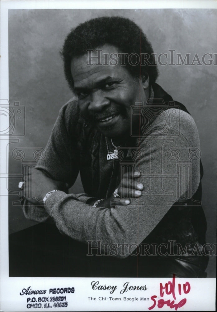 1998 Press Photo Casey Jones &quot;The Chi-Town Boogie Man&quot; - RRW94169 - Historic Images