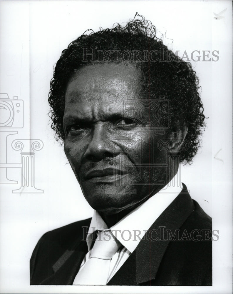 1990 Press Photo Baptist Pastor J. J. Johnson - RRW94183 - Historic Images