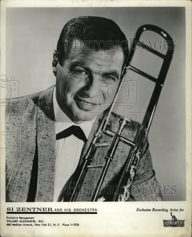 1963 Press Photo Si Zentner American Jazz Band Leader - RRW94339 - Historic Images