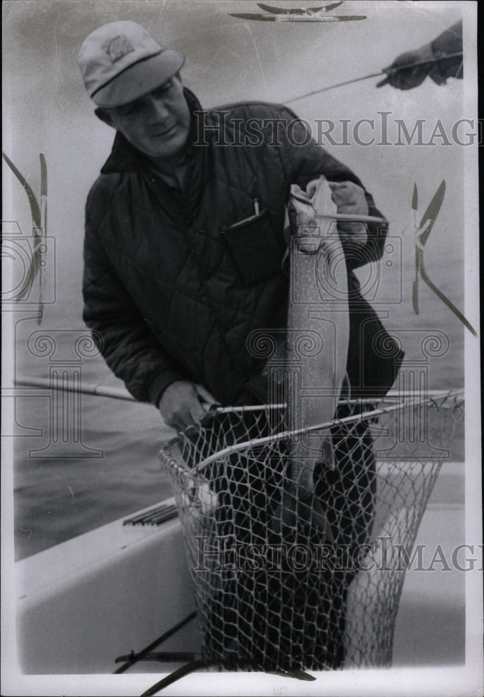 1967 Press Photo Fishing Track Michigan - RRW94345 - Historic Images