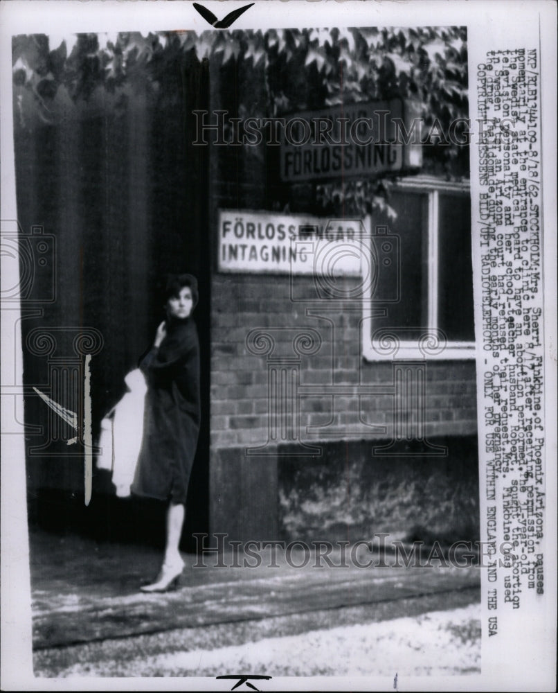 1962 Press Photo Mrs. Sherri Finkbine (Actress) - RRW94367 - Historic Images