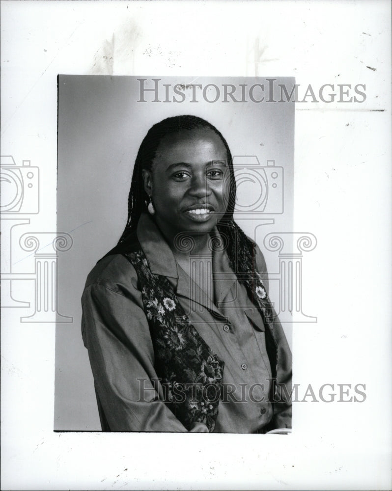 1990 Press Photo Linda Jones Soul Singer Chicago - RRW94379 - Historic Images