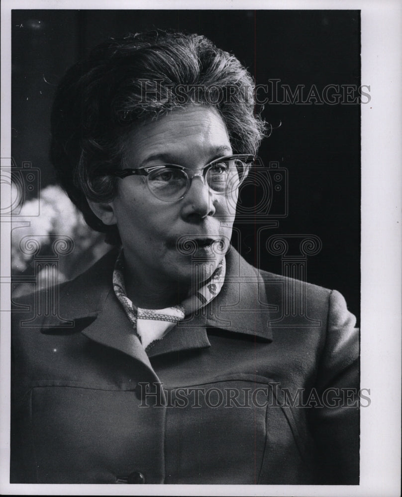 1970 Press Photo Mrs. Clara Jones, Det. Public Library - RRW94393 - Historic Images