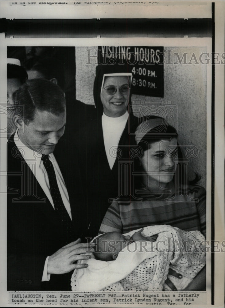 1967 Press Photo Patrick Nugent and Child - RRW94549 - Historic Images