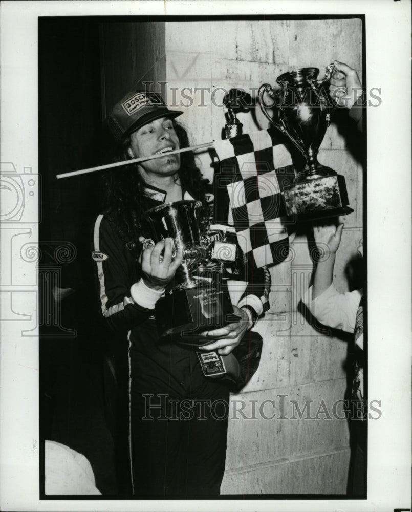 1980 Press Photo Ted Nugent Auto Racing - RRW94603 - Historic Images