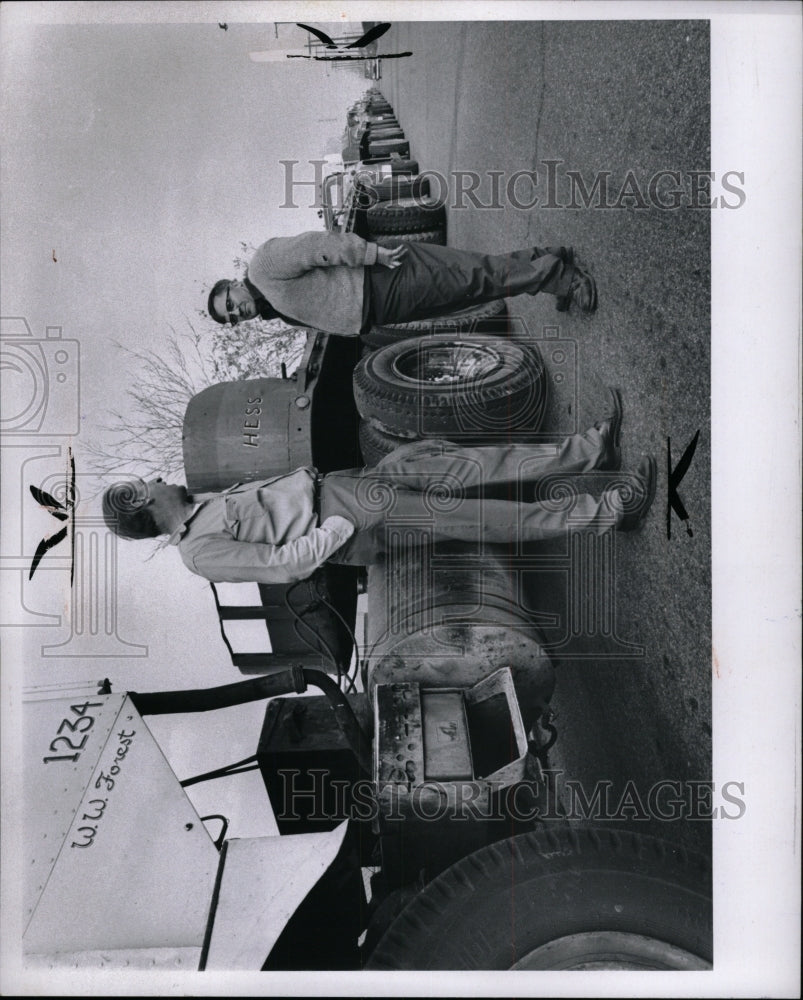 1967 Press Photo Great Lake Steel Michigan Mill Driver - RRW94773 - Historic Images