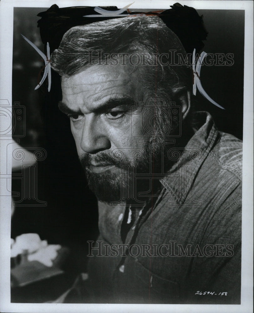 1971 Press Photo Lorne Greene film TV artist Cartwright - RRW94929 - Historic Images