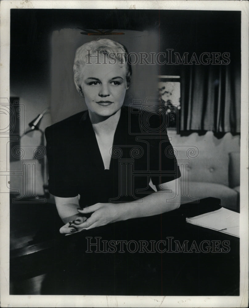 1955 Press Photo Peggy Lee America Jazz Music Benny Big - RRW94953 - Historic Images