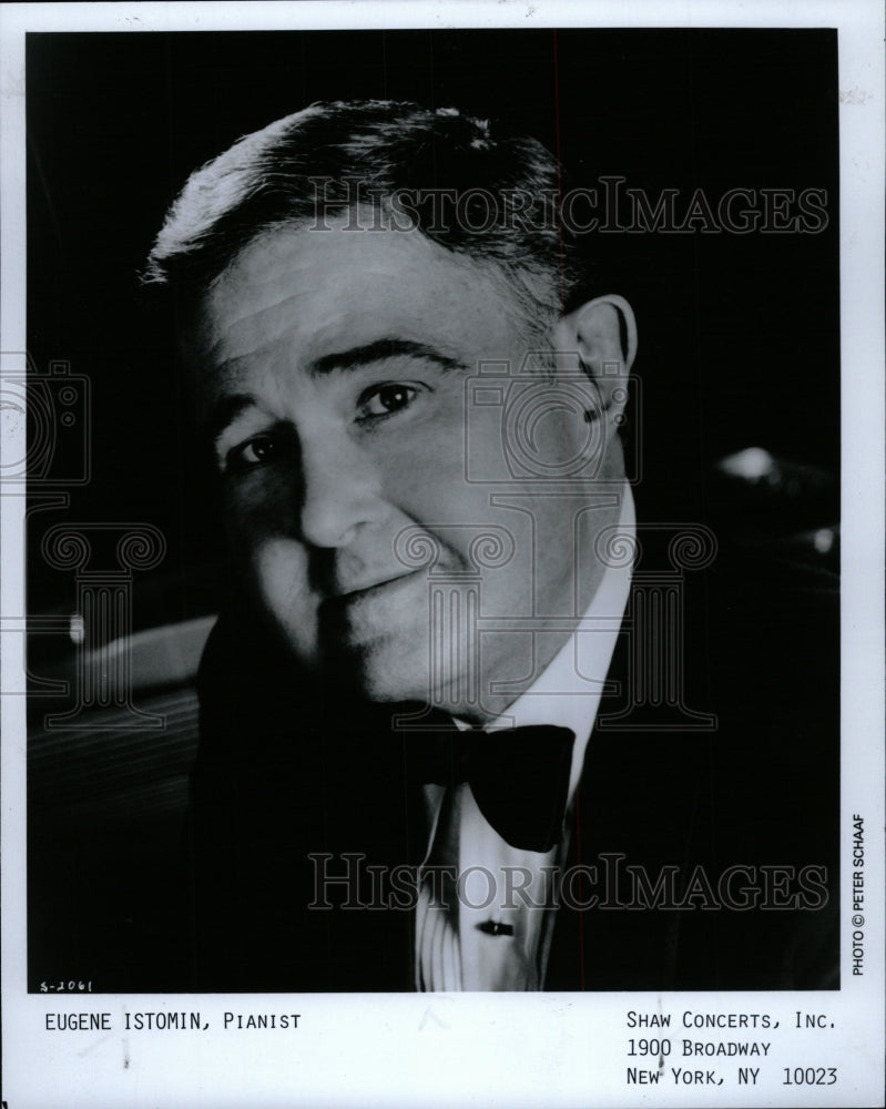 1990 Press Photo Eugene Istomin American Pianist - RRW95055 - Historic Images