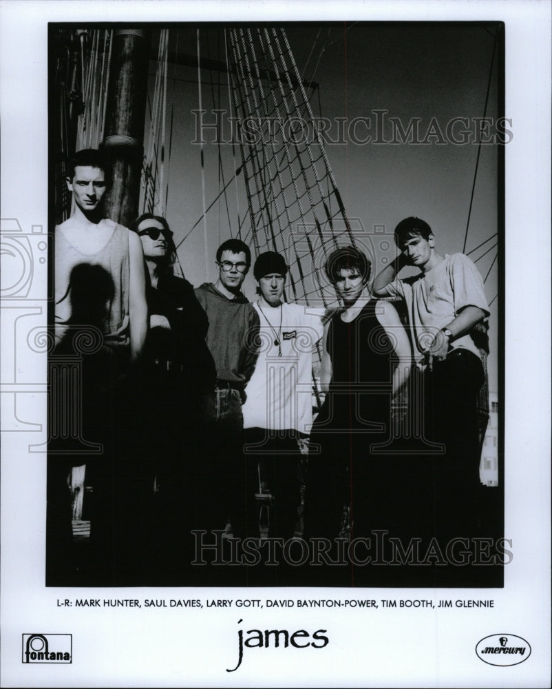 1994 Press Photo Saul Davies James Rock Band - RRW95065 - Historic Images