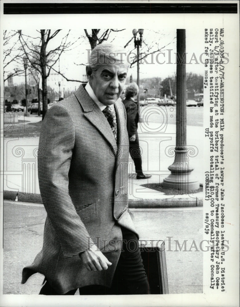 1975 Press Photo Attorney Jake Jacobson - RRW95097 - Historic Images