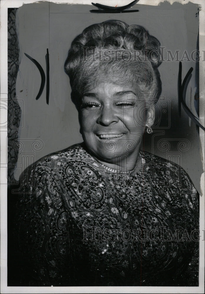 1971 Press Photo Musician Wife Mrs Count Basie - RRW95111 - Historic Images