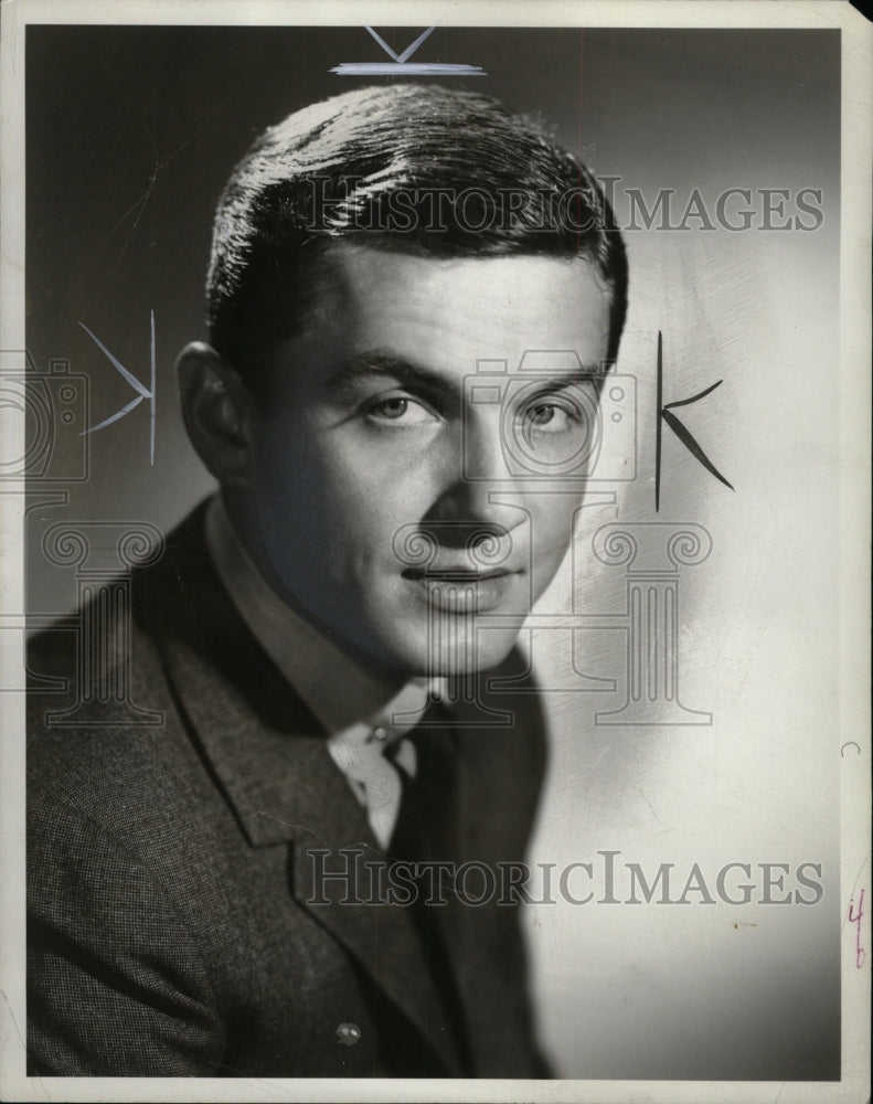 1961 Press Photo Art James American Game Show Host - RRW95141 - Historic Images