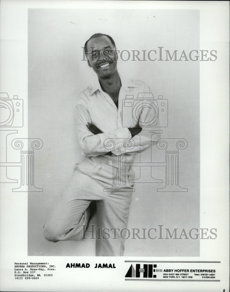 1988 Press Photo Ahmad Jamal jazz pianist composer US - RRW95157 - Historic Images