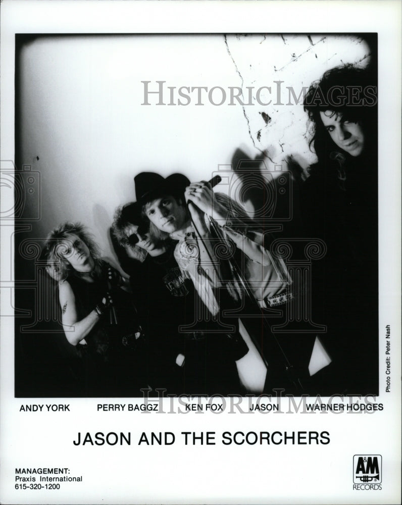 1989 Press Photo Jason Scorchers rock band Andy York - RRW95189 - Historic Images