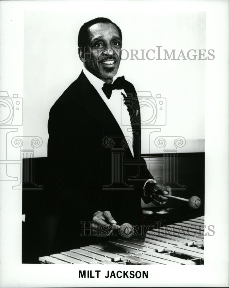 1996 Press Photo Musician Milt Jackson - RRW95205 - Historic Images