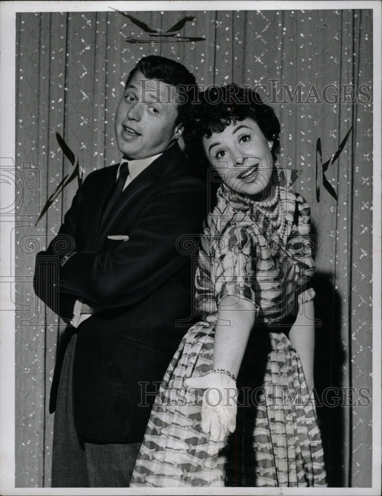 1958 Press Photo Steve &amp; Eydie American Pop Vocal Duet - RRW95313 - Historic Images