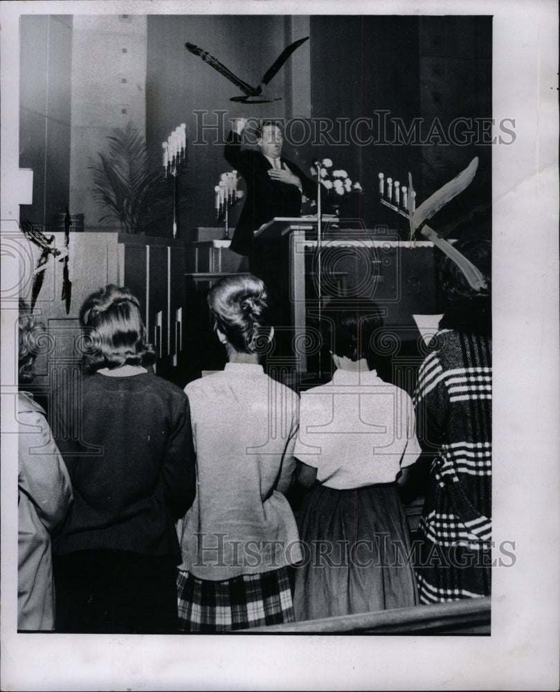 1963 Press Photo Lutheran Church Vaughan Heard music - RRW95315 - Historic Images