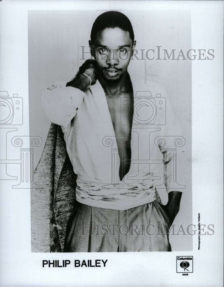 1986 Press Photo Philip Bailey American Soul Gospel Fun - RRW95323 - Historic Images