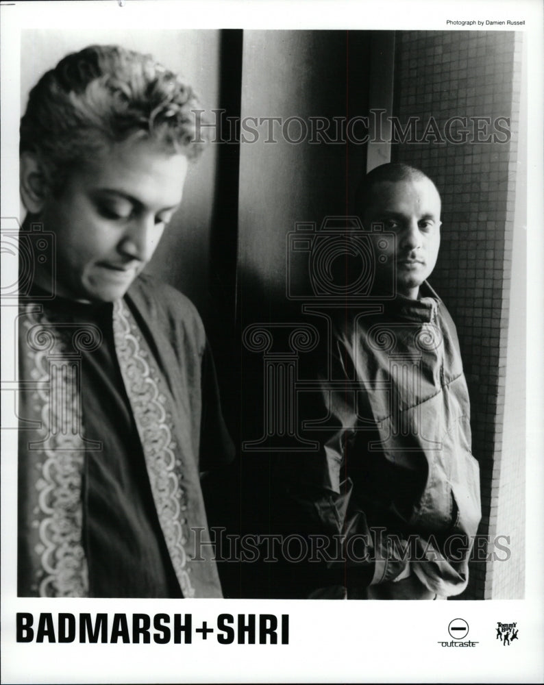 1999 Press Photo Badmarsh Shri Electron Trip Hop Duo - RRW95351 - Historic Images