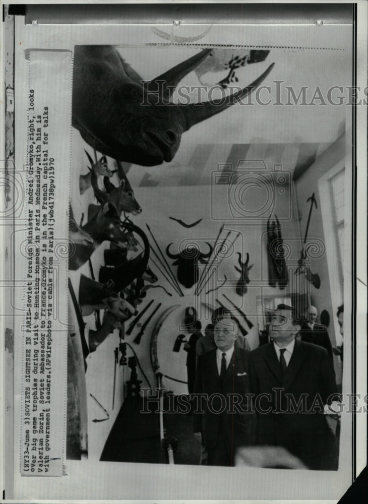 1970 Press Photo Soviet Foreign Minister Andrei Gromyko - RRW95401 - Historic Images