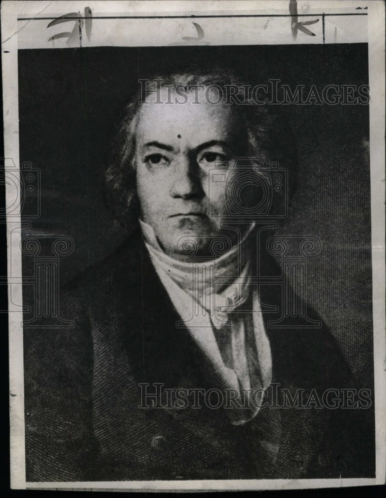 1960 Press Photo Ludwig van Beethoven German Classical - RRW95683 - Historic Images