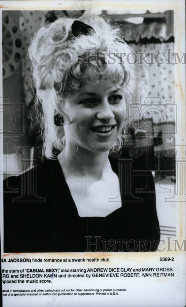 1993 Press Photo Victoria Jackson Actress - RRW95703 - Historic Images