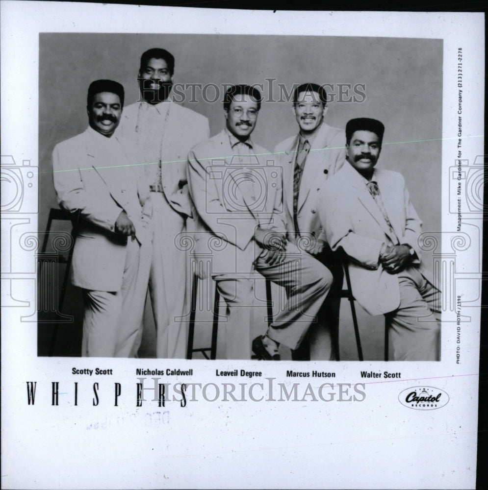 1990 Press Photo The Whispers Dance Vocal Music Group - RRW96027 - Historic Images