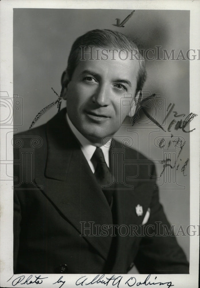 1940 Press Photo Merle Clark Organizer - RRW96513 - Historic Images