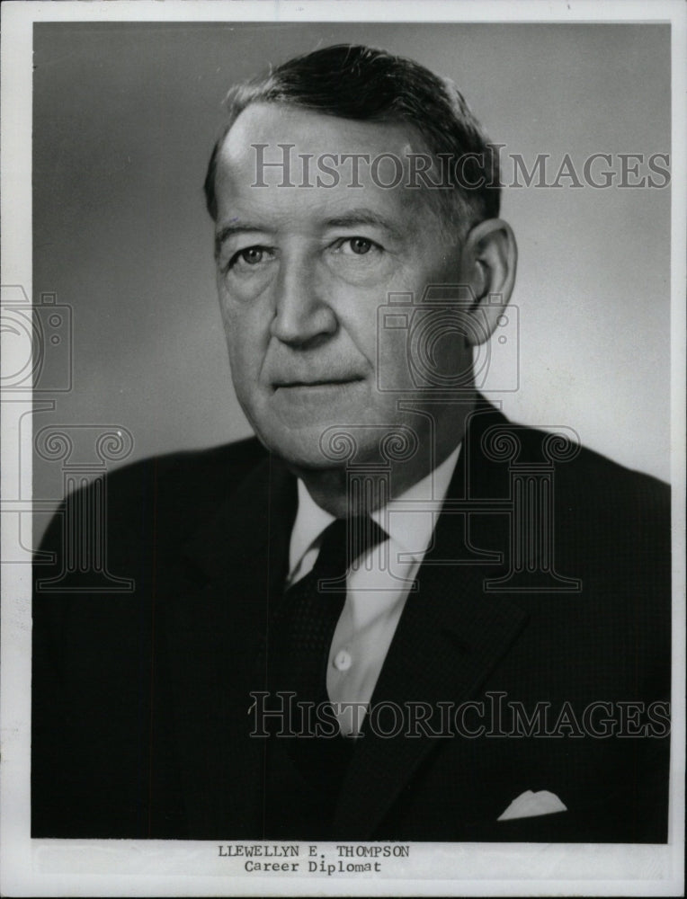 1969 Press Photo Llewellyn E. Thompson Career Diplomat - RRW96533 - Historic Images