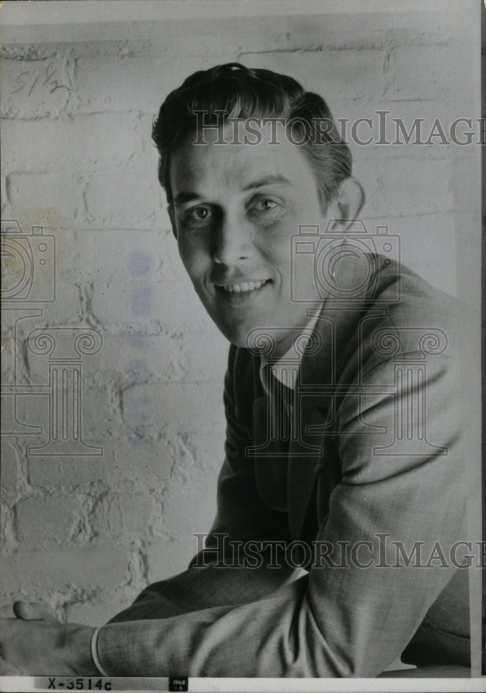 1968 Press Photo Jimmy Ray Dean Bad John Willard Music - RRW96561 - Historic Images