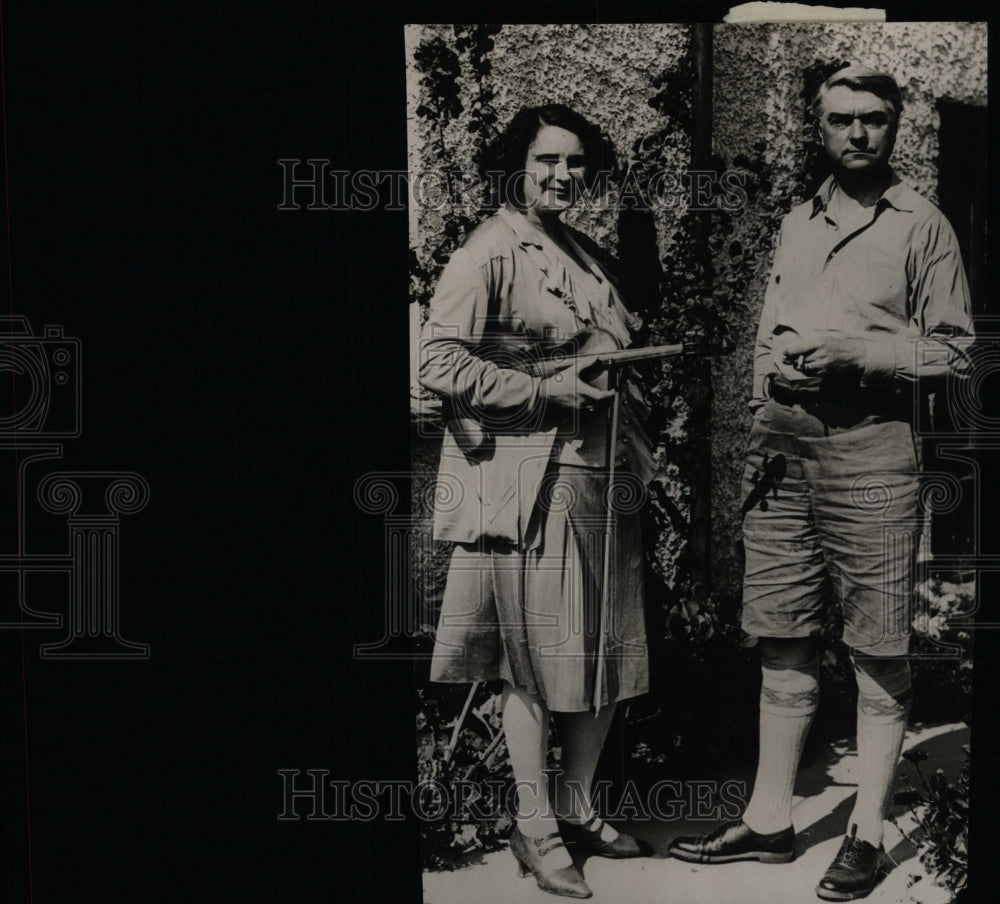 1929 Press Photo John Drinkwater, famous English poet - RRW96575 - Historic Images