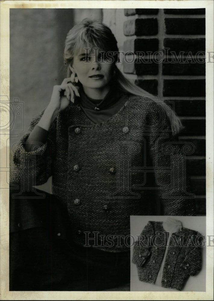 1988 Press Photo Fiesta Jacket Fashion Clothing Women - RRW96689 - Historic Images