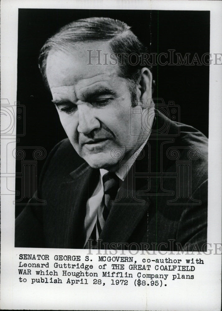 1972 Press Photo Sen. George McGovern - RRW96811 - Historic Images