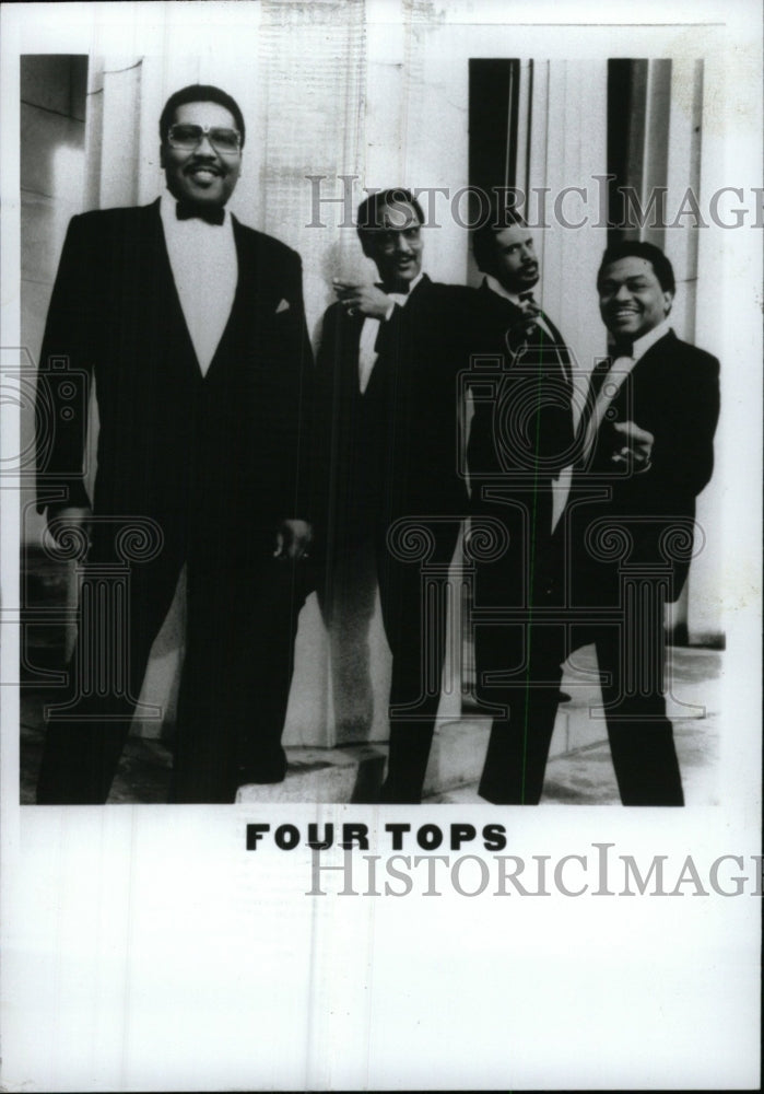 Press Photo Four Tops American vocal quartet RB Jazz - RRW96977 - Historic Images