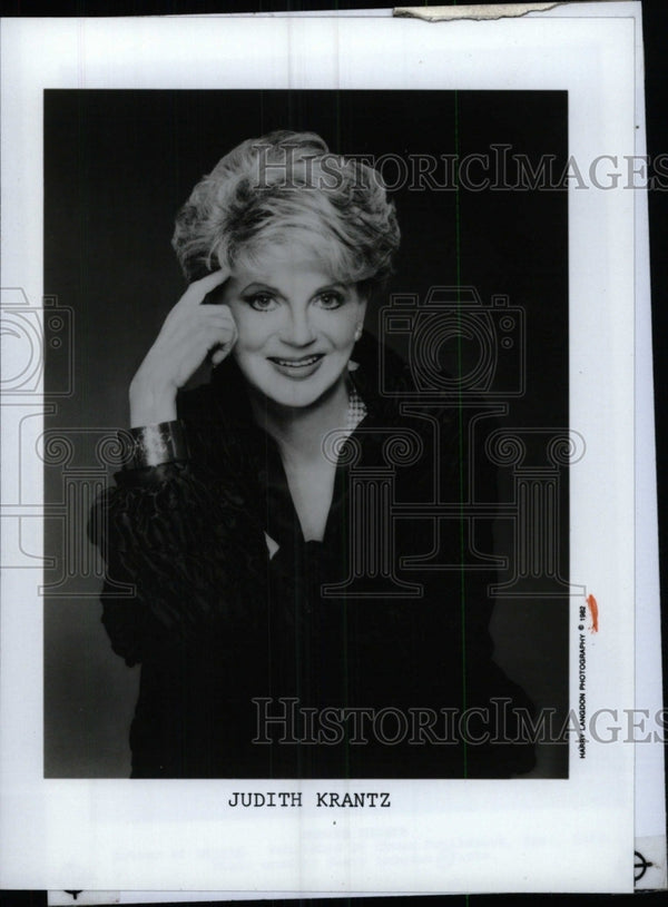 1990 Press Photo Judith Krantz (Author) RRW97061 Historic Images