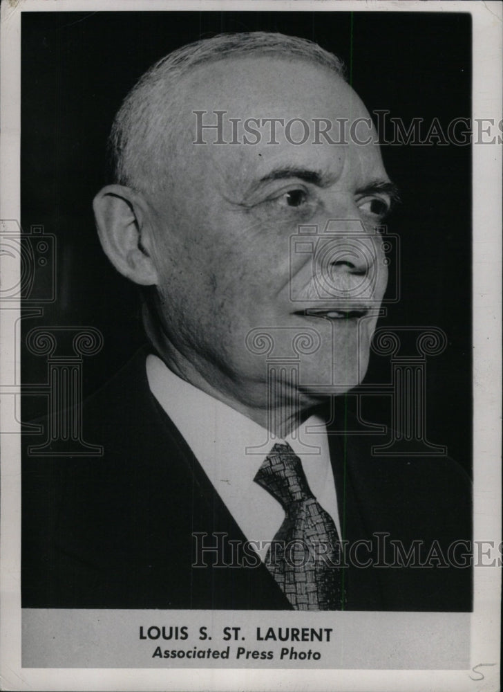 1949 Press Photo Louis S. St. Laurent, Canadian P.M. - RRW97207 - Historic Images