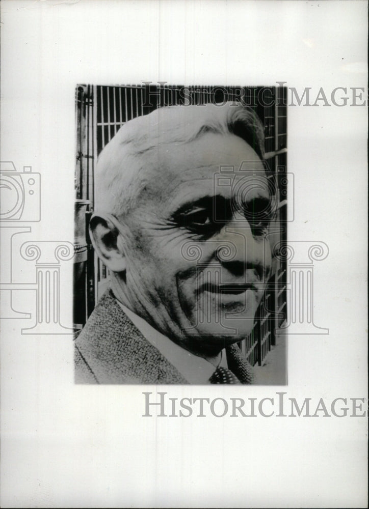 1935 Press Photo John J Ryan Warden Federal Mich Milan - RRW97211 - Historic Images