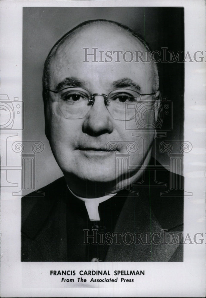 1954 Press Photo Fr. Francis Cardinal Spellman - RRW97249 - Historic Images