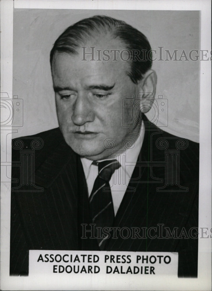 1939 Press Photo Edward Daladier French Statesman - RRW97281 - Historic Images